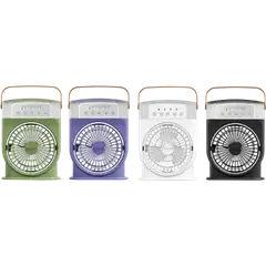 Rechargeable Air Cooler Fan With Mist Flow - Rokomari